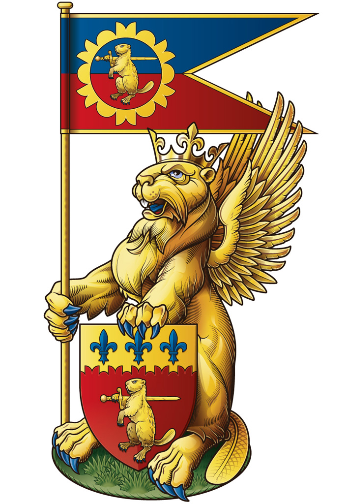 Digital Heraldry artwork by Quentin Peacock