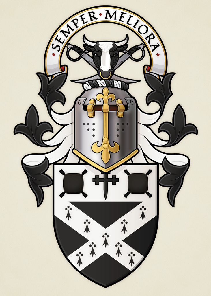 Digital Heraldry artwork by Quentin Peacock